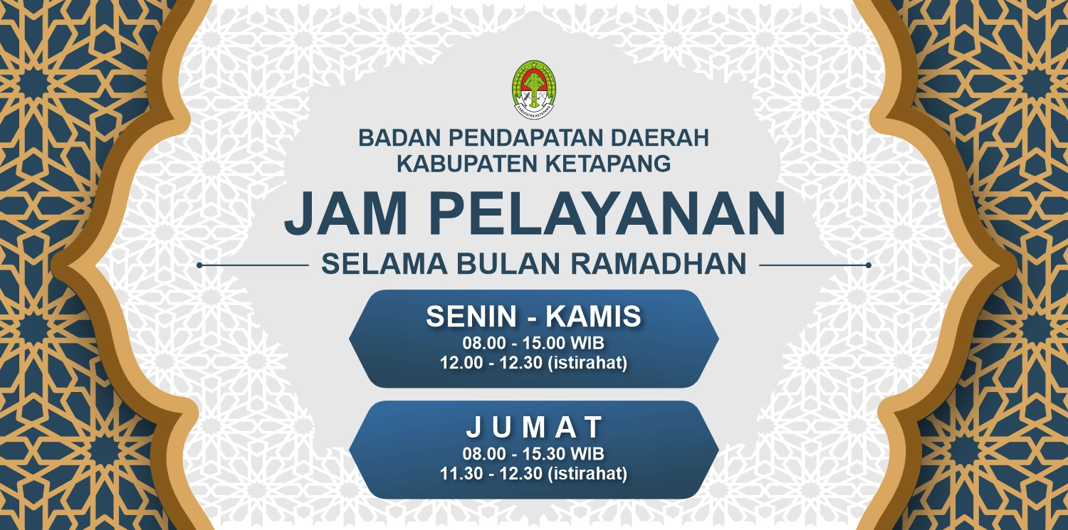 bapenda.ketapangkab.go.id - jam kerja ramadhan
